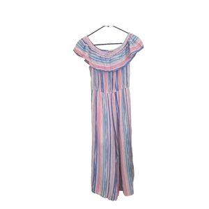 Liberty Love Multicolor Striped Jumpsuit - Comfortable and chic design.